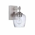 Craftmade stellen 1 Light Wall sconce in Brushed Polished Nickel 12406BNK1